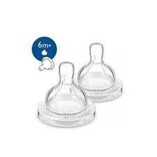 Avent SCF636/27 Klasik Biberon Emziği Kesik Yoğun Akış 6+ Ay 2'li