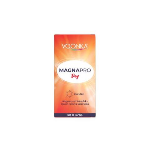 Voonka Magnapro Day Magnezyum Kompleks 30 Kapsül
