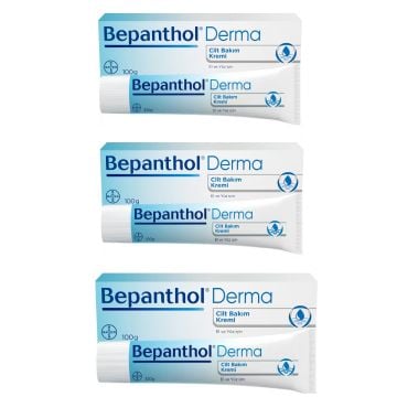 Bepanthol Cilt Bakım Kremi 100 Gr 3 Kutu