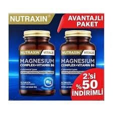 Nutraxin Magnesium Complex Vitamin B6 60 Tablet - 2.si %50 İndirimli