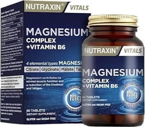 Nutraxin Magnesium Complex Vitamin B6 60 Tablet - 2.si %50 İndirimli