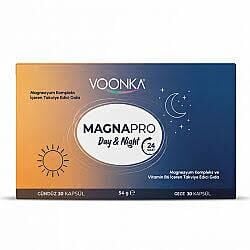 Voonka Magnapro Day Night Magnezyum Kompleks 60 Kapsül