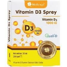 Medicago Vitamin D3 Sprey 30 ml