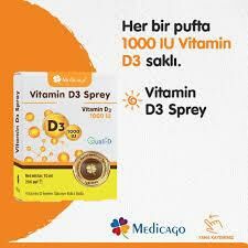 Medicago Vitamin D3 Sprey 30 ml