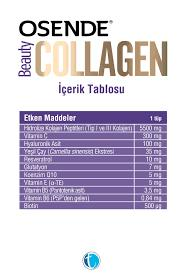 Osende Güzellik İçin Kolajen 40 ml x 30 günlük tüpler