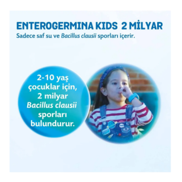 Enterogermina Kids(Çocuk) Probiyotik 5 ml 20 Flakon 4 Kutu