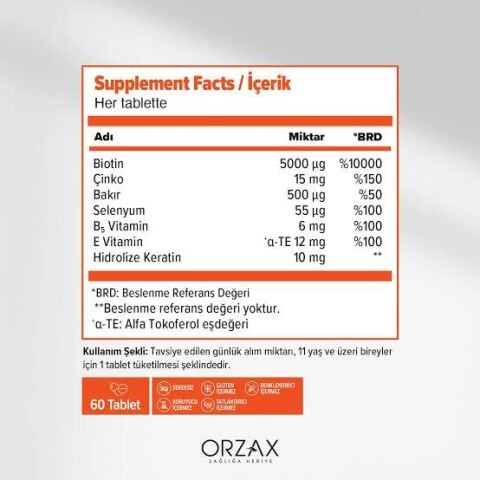 Ocean Biotin Complex 60 Tablet