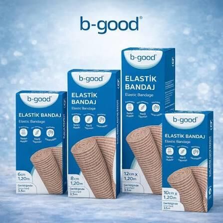B-Good Elastik Bandaj 8 cm x 1,20 m