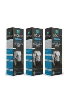 Bioder Erkeklere Özel Tüy Dökücü Krem 100 ml 3 Kutu