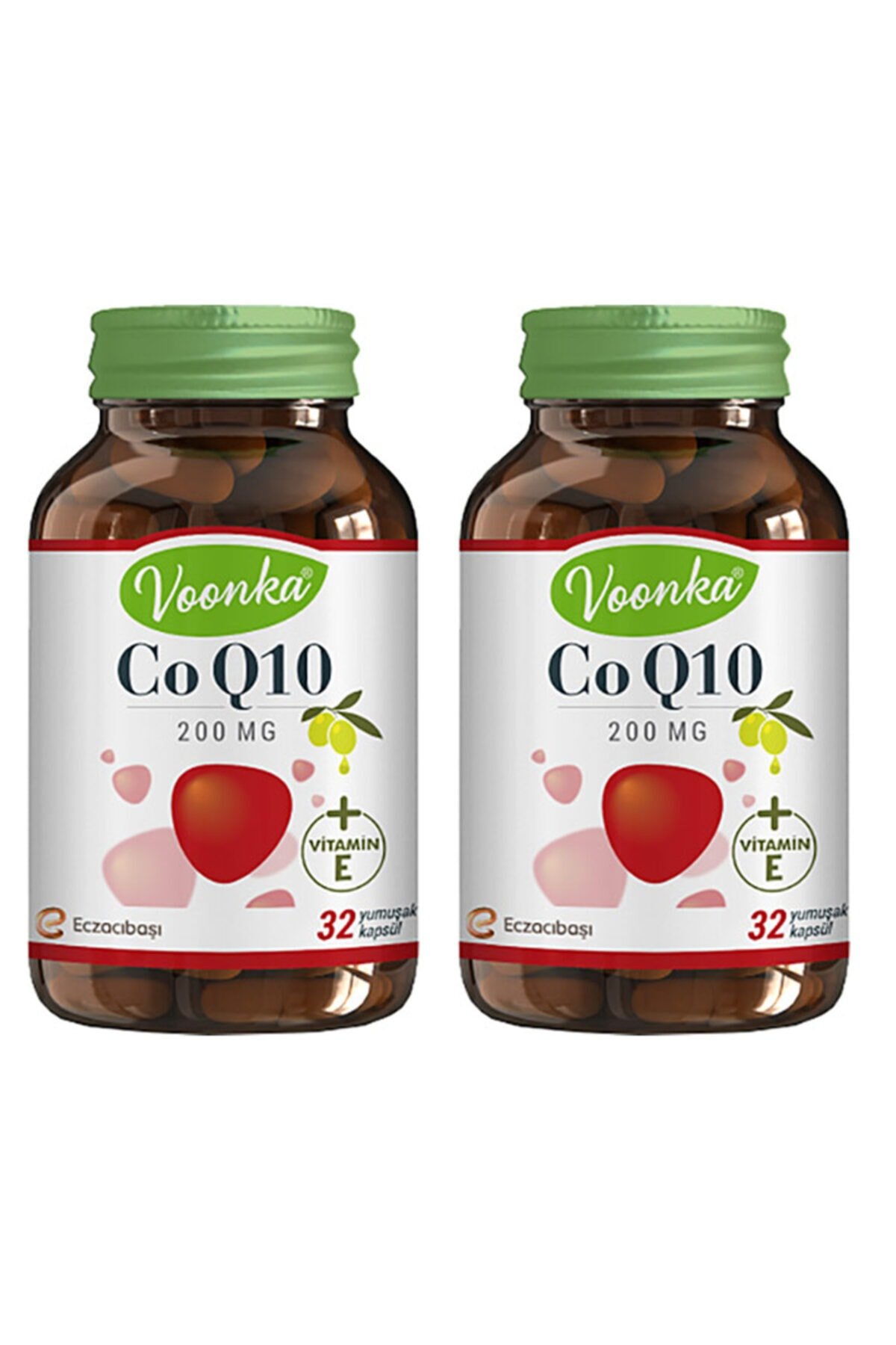 Voonka Co Q10 200 mg 32 Yumuşak Kapsül 2 Kutu