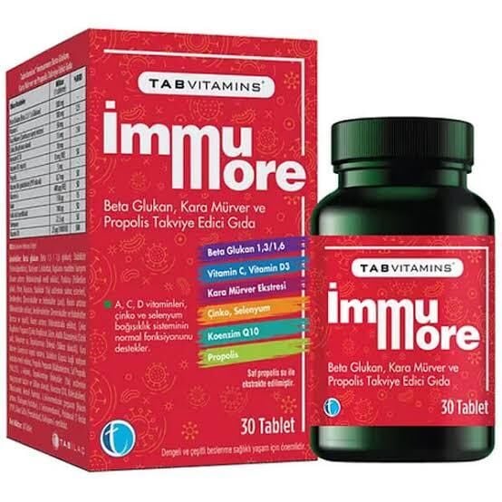 Tabvitamins İmmumore 30 Tablet