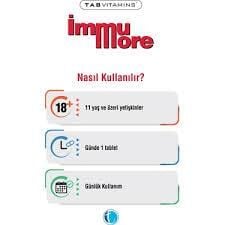 Tabvitamins İmmumore 30 Tablet