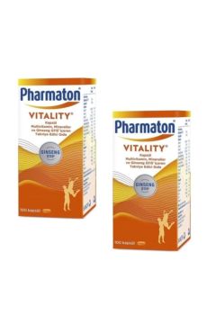 Pharmaton Vitality 100 Kapsül 2 Kutu
