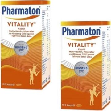 Pharmaton Vitality 100 Kapsül 2 Kutu