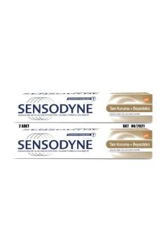 Sensodyne Tam Koruma ve Beyazlatıcı Diş Macunu 50 ml 2 Kutu