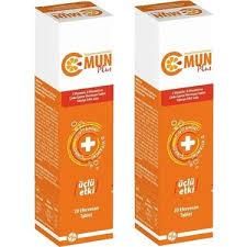 C-Mun Plus 20 Efervesan Tablet 2 Adet