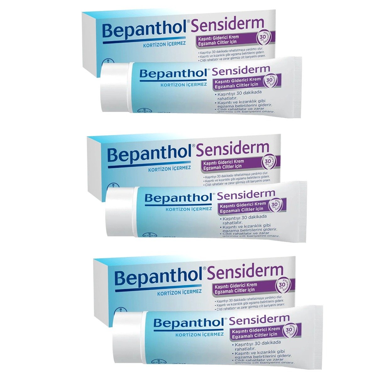 Bepanthol Sensiderm Krem 50 gr 3 Kutu