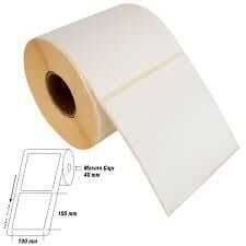 100 mm X 100 mm Eko Termal Etiket