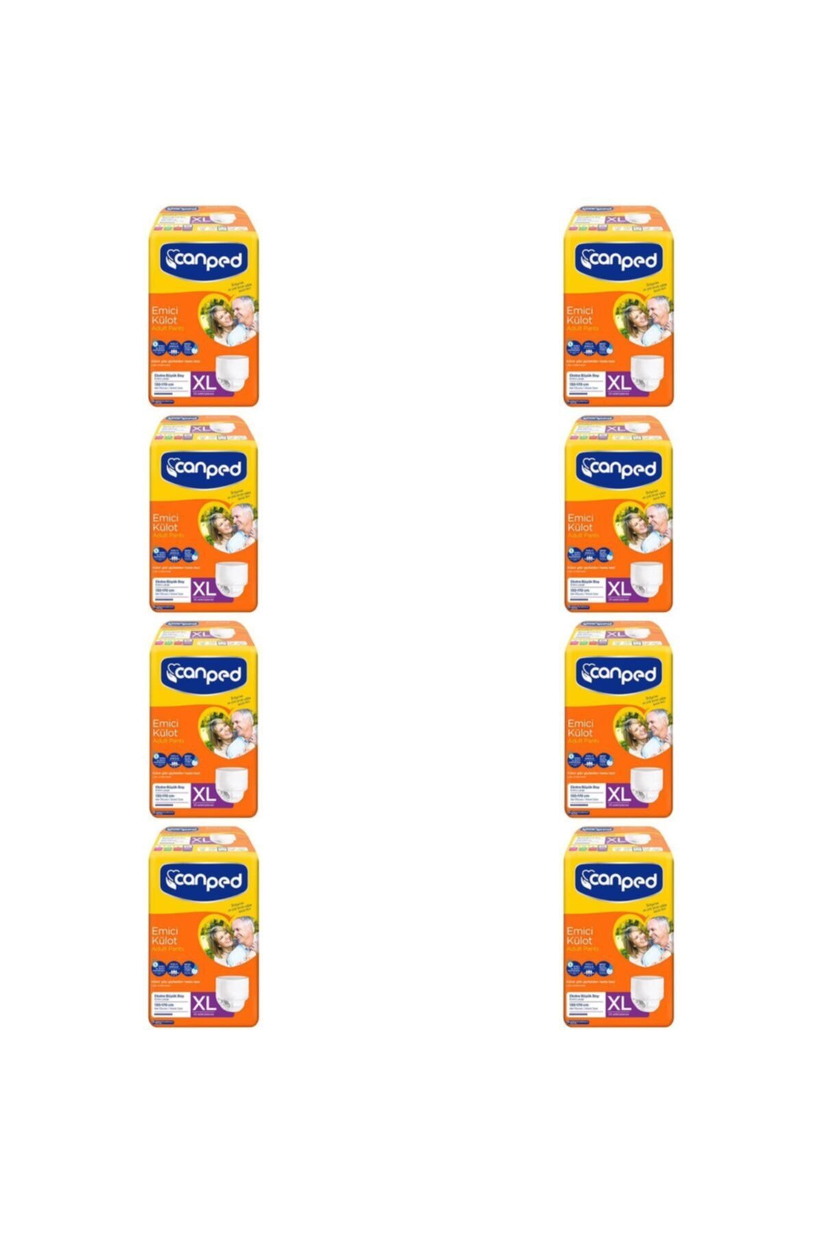 Canped Emici Külot Xlarge 30'lu Paket 8'li