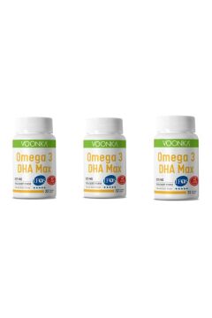 Voonka Omega-3 DHA Max 1275 mg 30 Kapsül 3 Kutu