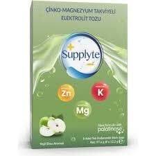 Supplyte Çinko Magnezyum Takviyeli Elektrolit Yeşil Elma Aromalı 8'li