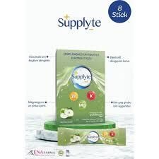 Supplyte Çinko Magnezyum Takviyeli Elektrolit Yeşil Elma Aromalı 8'li