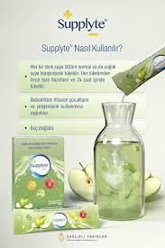 Supplyte Çinko Magnezyum Takviyeli Elektrolit Yeşil Elma Aromalı 8'li