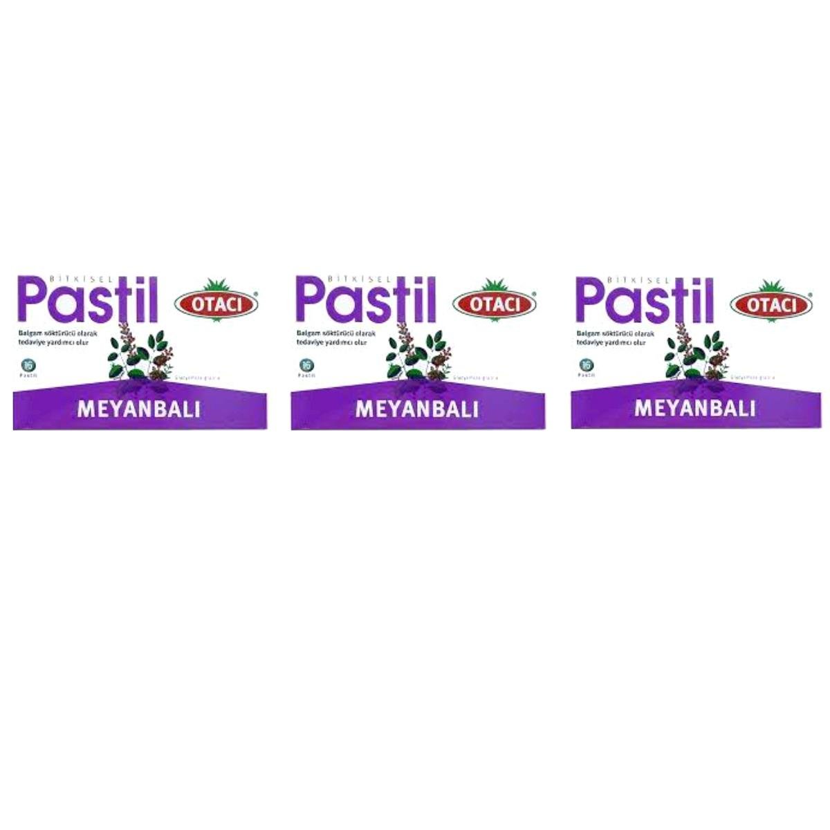 Otacı Meyan Balı Pastil 16 Adet 3 Kutu