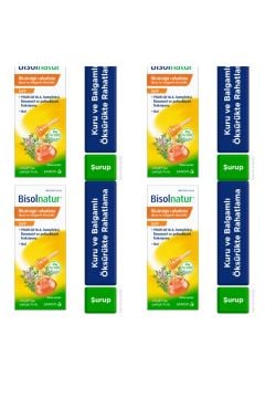 Bisolnatur Bitkisel Şurup 128 gr 4 Kutu