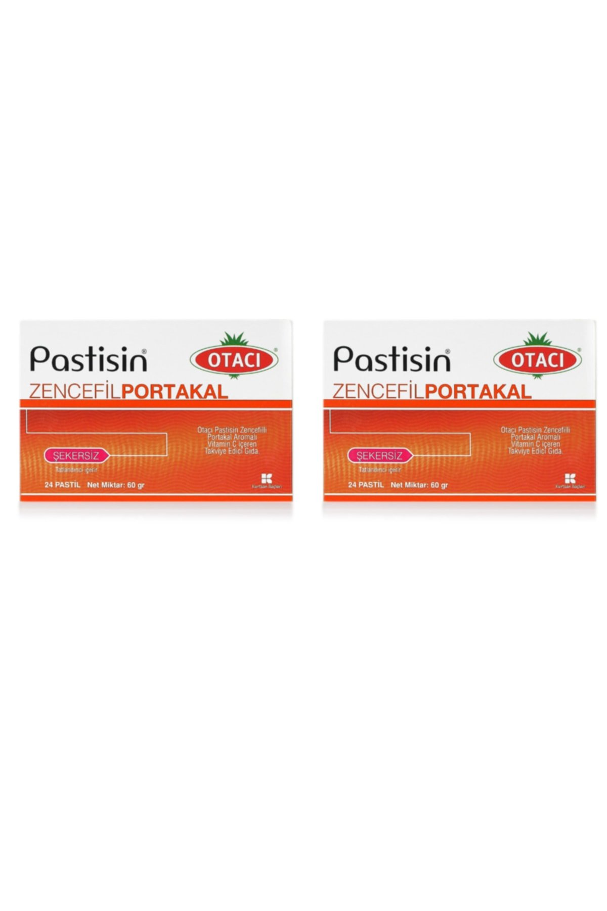 Otacı Pastisin Zencefil Portakal 24 Adet 2 Kutu