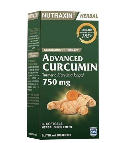 Nutraxin Advanced Curcumin 750 mg 30 Kapsül