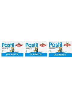 Otacı Oka Mentol Pastil 16 Adet 3 kutu