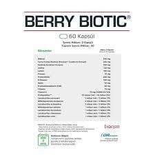 Suda Vitamin Probiotic Berry Biotic 60 Kapsül