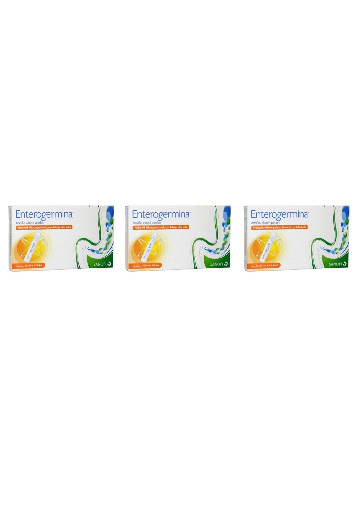 Enterogermina Yetişkin 5 Ml × 10 Flakon 3 Kutu