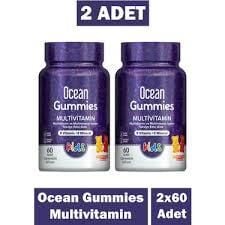 Ocean Gummies Multivitamin 2.si %50 İndirimli 60+60 Çiğnenebilir Jel Form