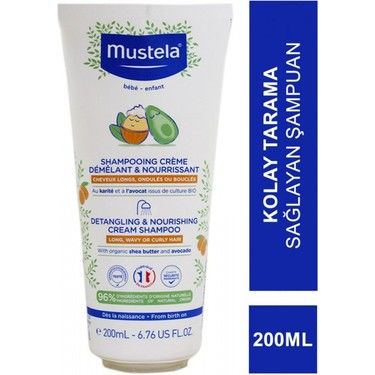 Mustela Saç Dolaşıklık Karşıtı Besleyici Şampuan 200 ml