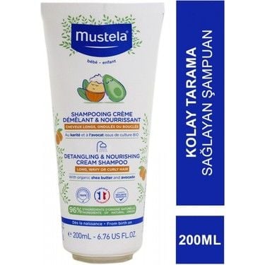 Mustela Saç Dolaşıklık Karşıtı Besleyici Şampuan 200 ml