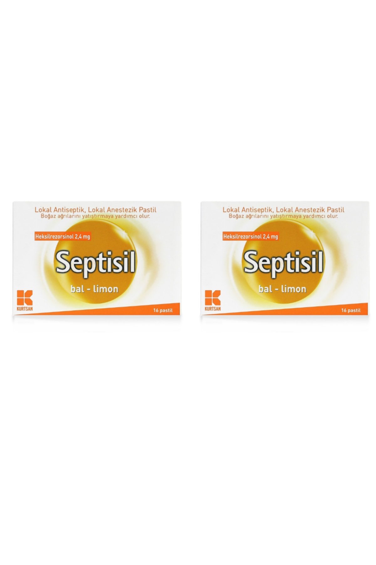 Kurtsan Septisil Bal - Limon 16 Pastil 2 Kutu
