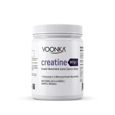 Voonka Creatine Monohidrat Karpuz Aromalı Powder 507 gr