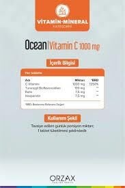 Ocean Vitamin C 1000 mg 30 Tablet - 1 Alana 1 Bedava