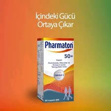 Pharmaton 50 Plus 60 Kapsül 3 Kutu