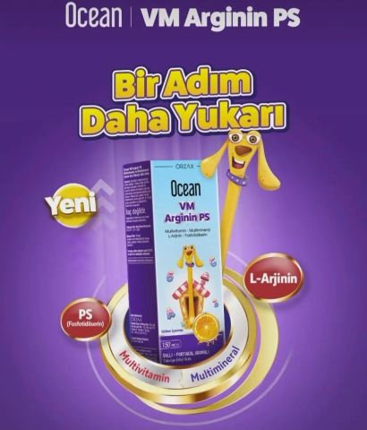 Ocean Vm Arginin Ps 150 Ml Şurup