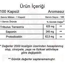 Hardline Nutrition Tribulus Terrestris 100 Kapsül