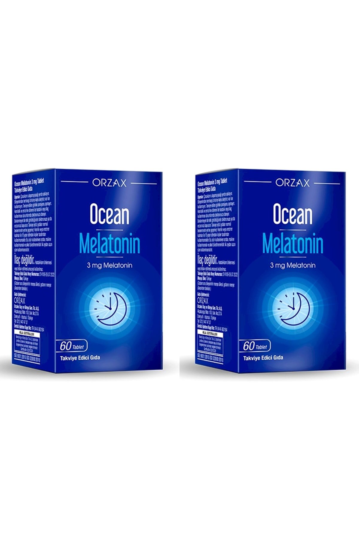 Ocean Melatonin 3 Mg 60 Tablet 2 Kutu