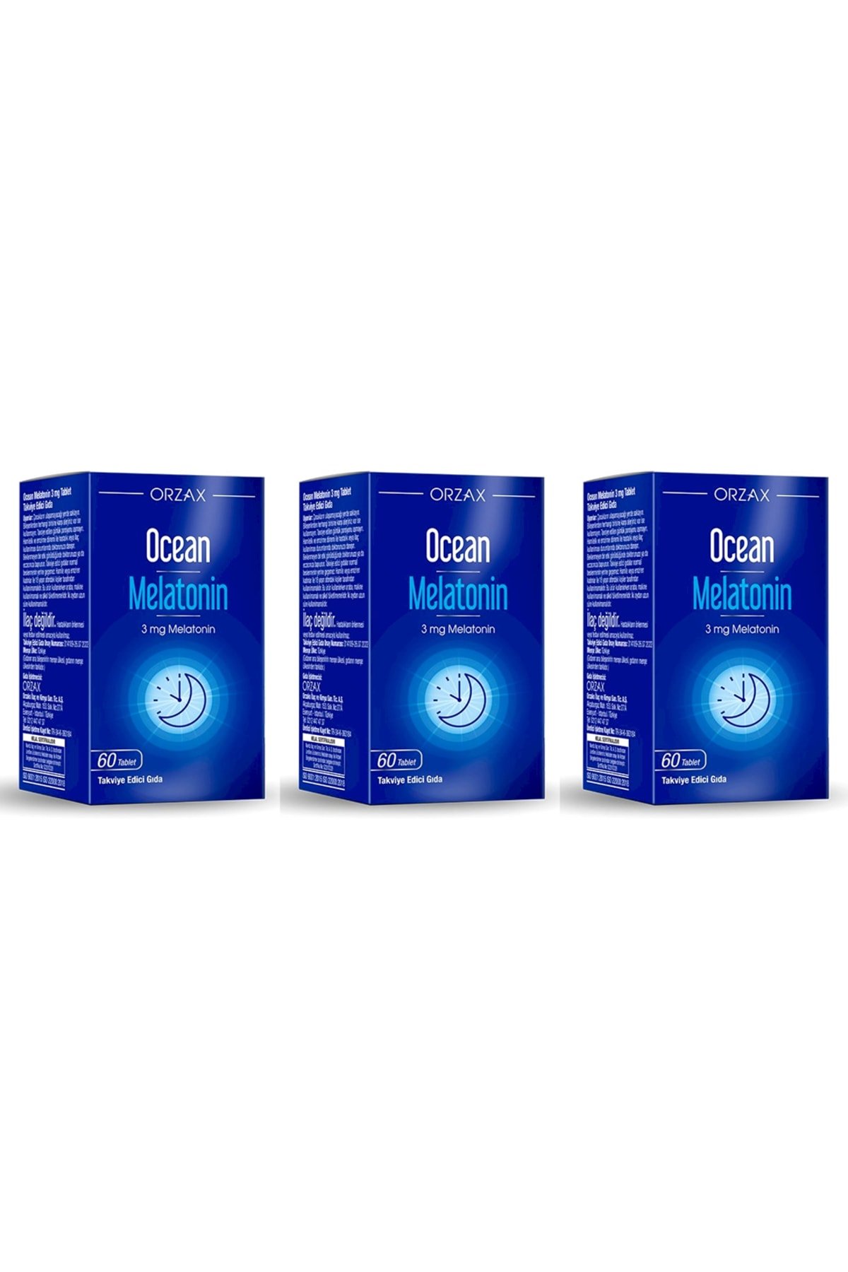 Ocean Melatonin 3 Mg 60 Tablet 3 Kutu