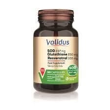 Validus Superoxide Dismutase 237 mg 30 Kapsül