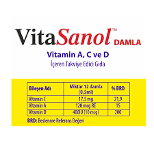 Vitasanol Drops Acd Damla 30ml