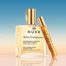 Nuxe Parlaklık Seti Kuru Yağ 50 ml + Pırıltılı Roll On 8 ml + Dudak Balı 10 ml