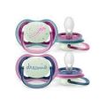Avent Ultra Air Night Karanlıkta Parlar Gece Emziği 6-18 Ay Kız Scf376/14