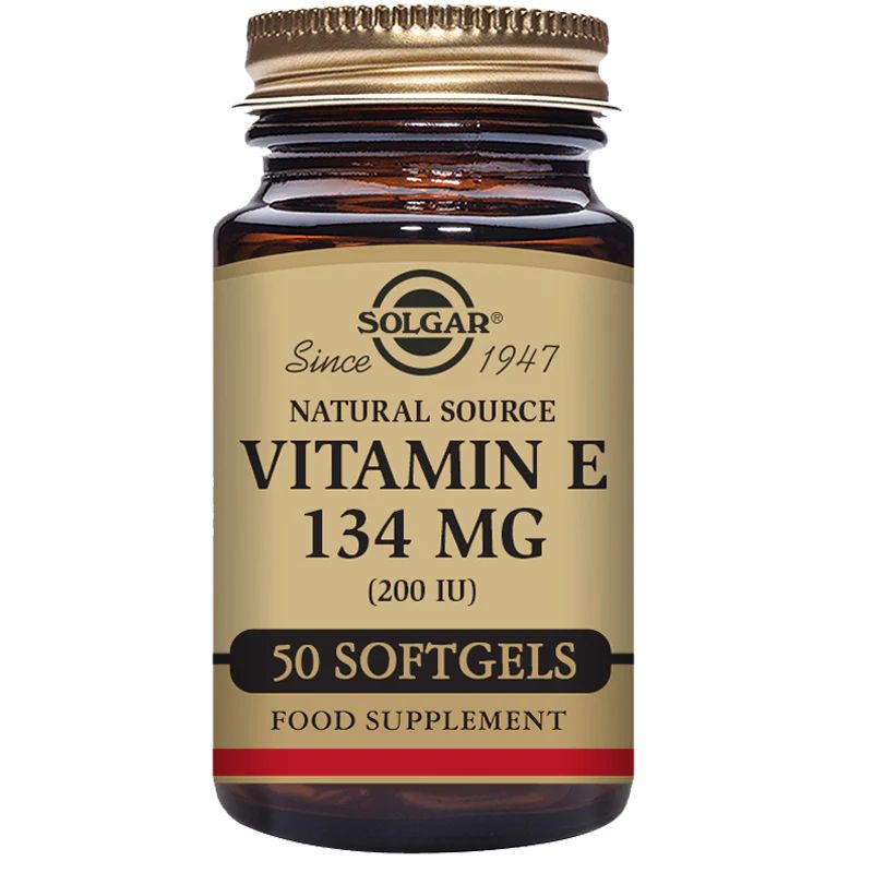 Solgar Vitamin E 200 IU 50 Vegetable Softgel